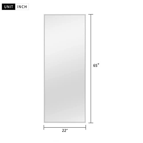 Full-Length Compact Mirror for Bedrooms and Lockers