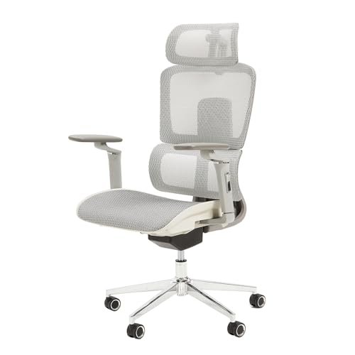 Ergonomic Grey Office Chair for Home Computer Users (S400)