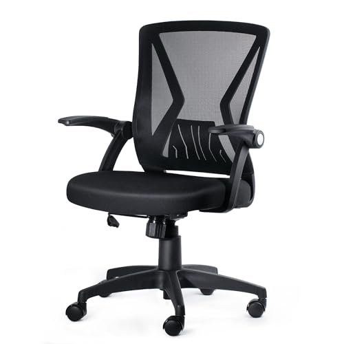 Ergonomic Mid-Back Mesh Office Chair with Adjustable Lumbar Support