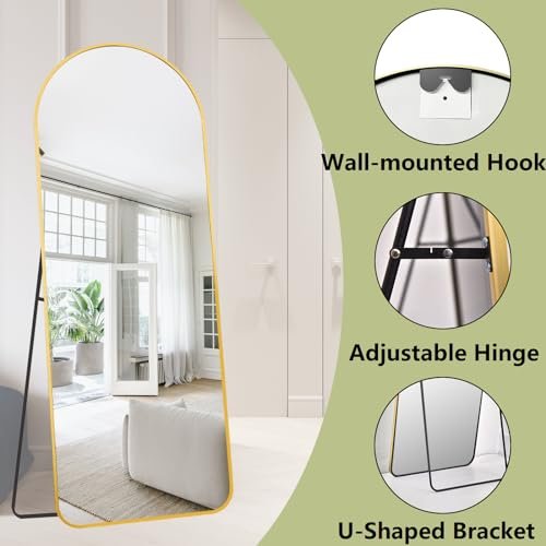 Modern Full-Length Arch Mirror for Roomjuvenation