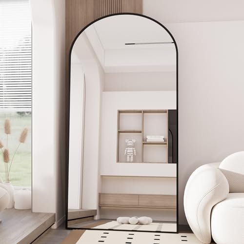 Elegant Full-Length Arched Mirror for Living Room and Bedroom