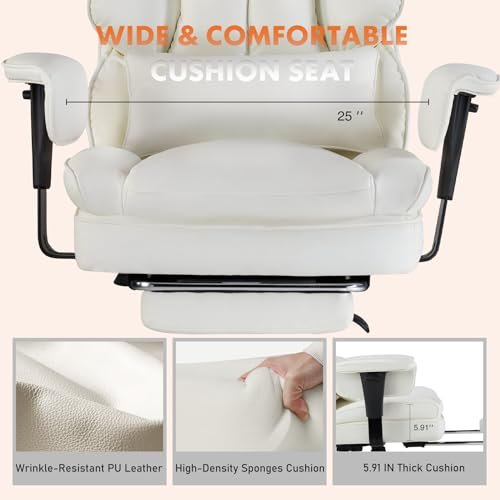 Superone High Back Reclining Desk Chair for Tall Users