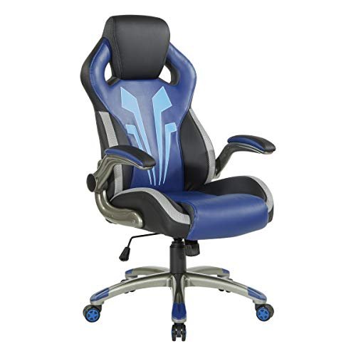 Ergonomic Gaming Chair with Lumbar Support and Padded Arms