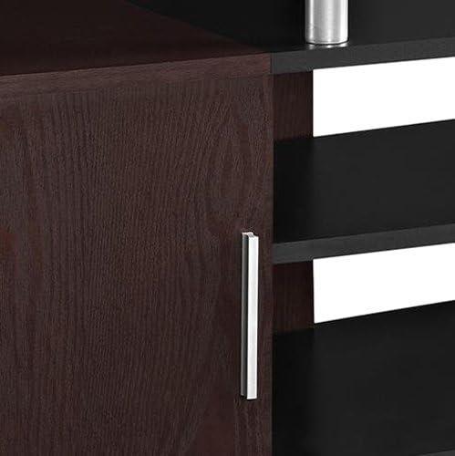 Ameriwood Home Cherry Wood TV Stand for Up to 70" TV