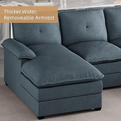 JAMFLY U-Shaped Modular Living Room Sofa