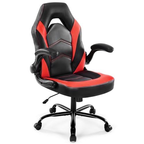 Ergonomic Gaming Chair with Lumbar Support & Adjustable Arms