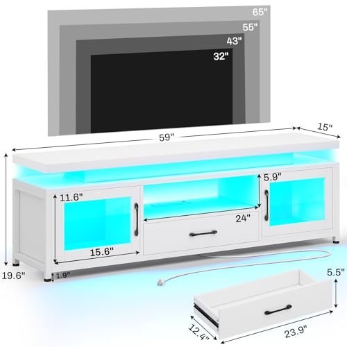 SEDETA TV Stand for 55/60/65 Inch TVs