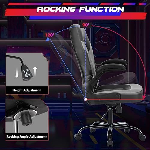 Ergonomic Gaming Chair for Adults and Kids - Adjustable Swivel Chair