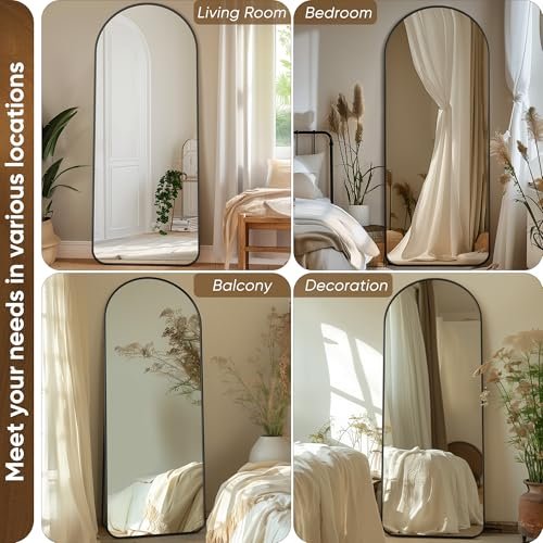 Freestanding Arch Full-Body Mirror for Living & Bedroom
