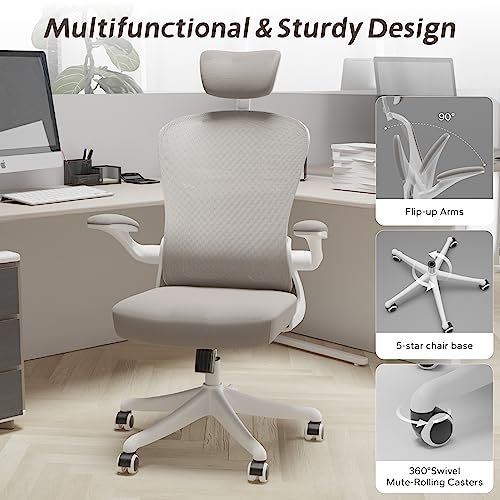 Ergonomic Office Chair for Home Desk with Lumbar Support