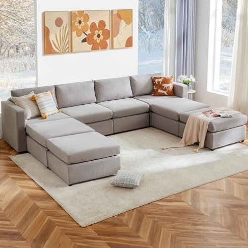 Superone Convertible Modular Sectional Sofa for Living Room