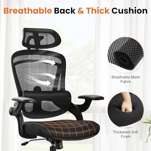 Ergonomic Mesh Office Chair with Adjustable Features