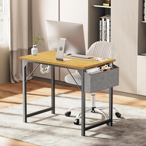 Superone 32 Inch Wooden Desk for Home and Bedroom