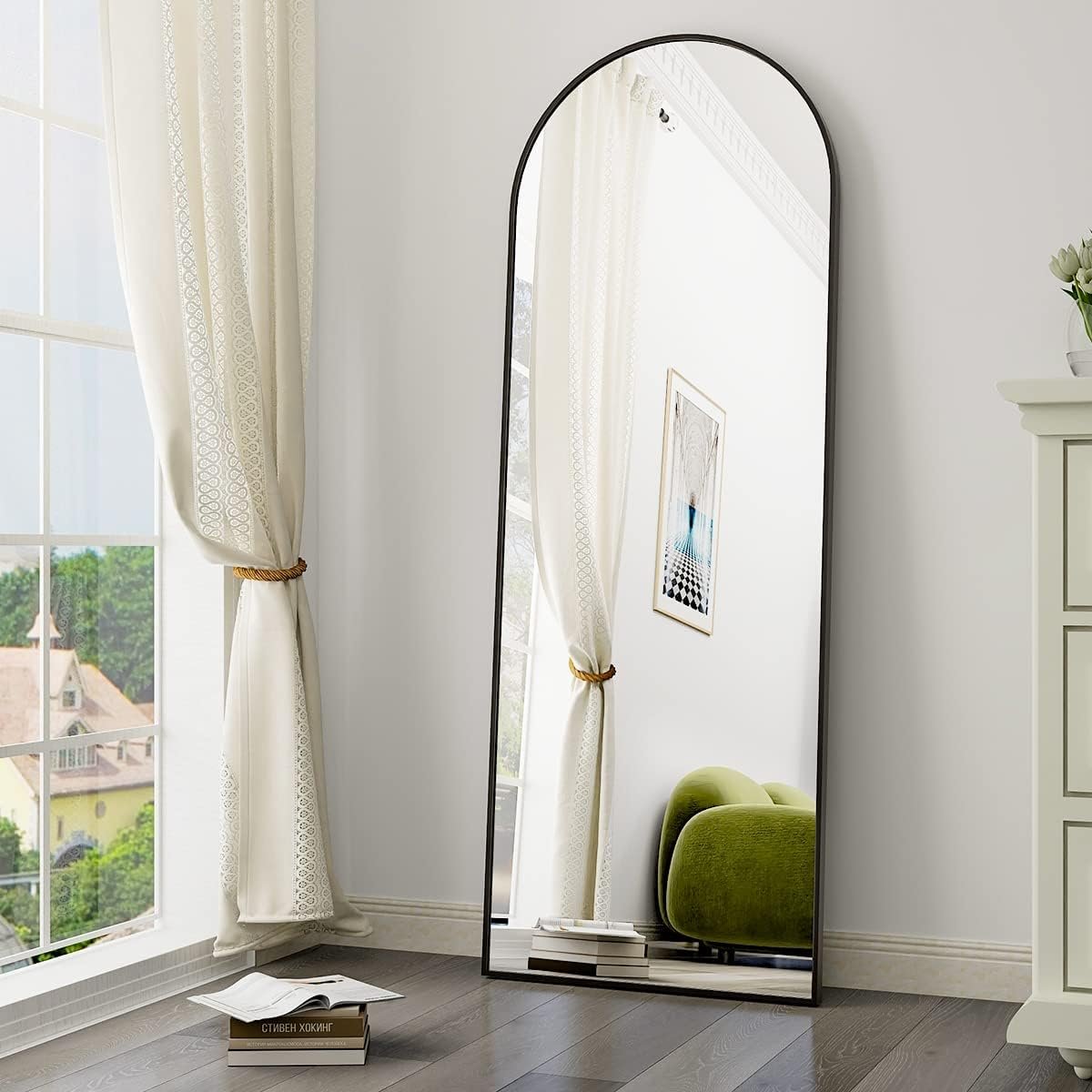 Full-Length Arched Mirror for Bedroom & Dressing Room