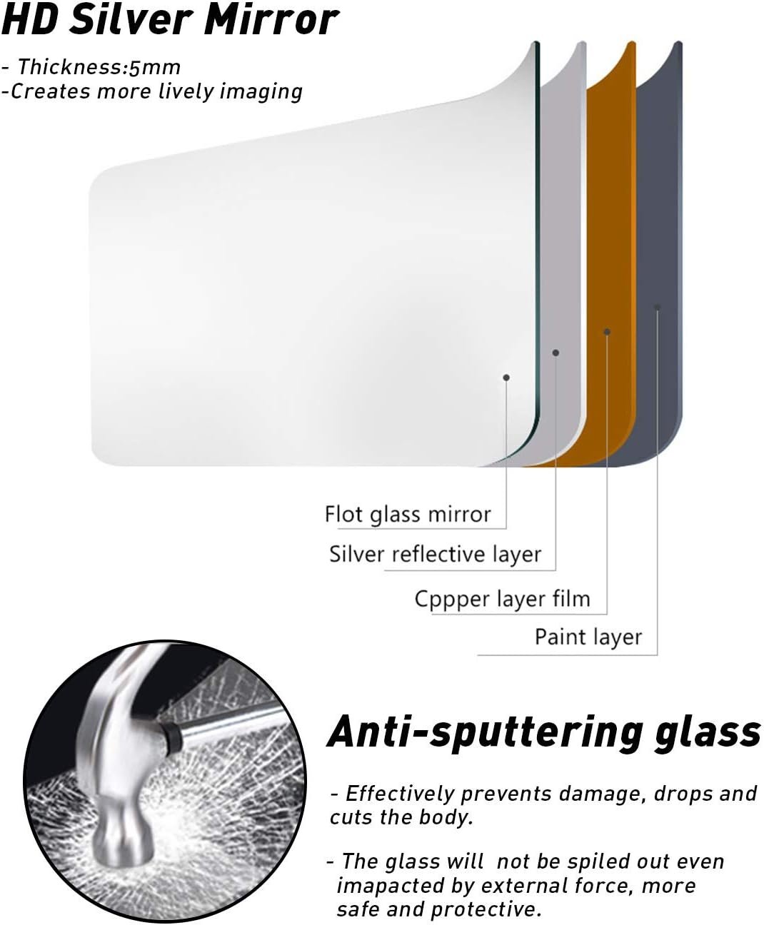 Gold Full Length Arched Mirror with Stand