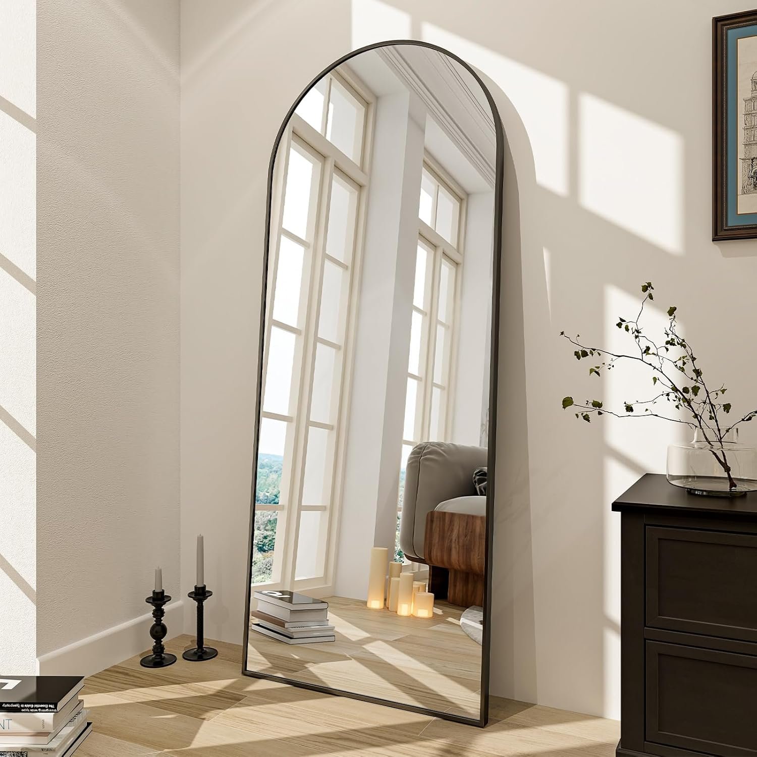 BEAUTYPEAK Arch Mirror with Stand