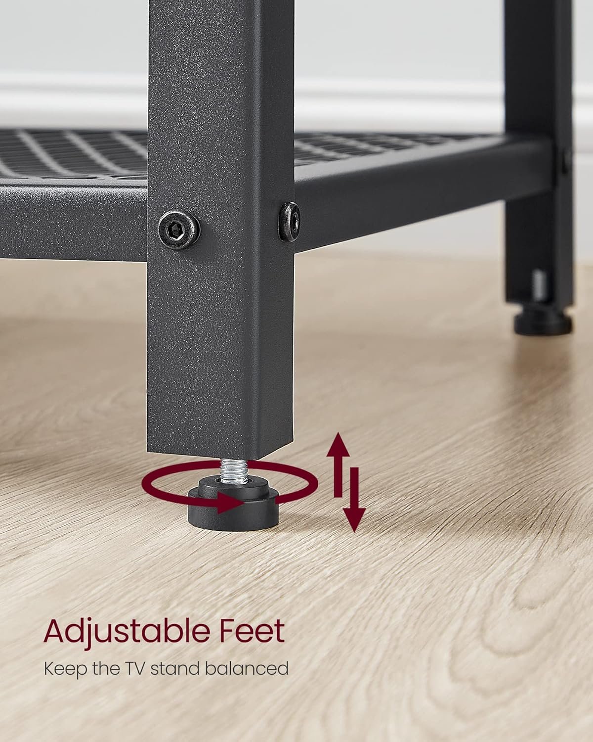  VASAGLE TV Stand for 65 Inch TVs, Industrial Entertainment Center